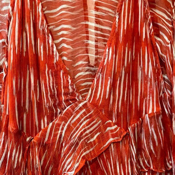 IRO Canyon Long-Sleeve Ruffled Dress - Picture 5 of 13